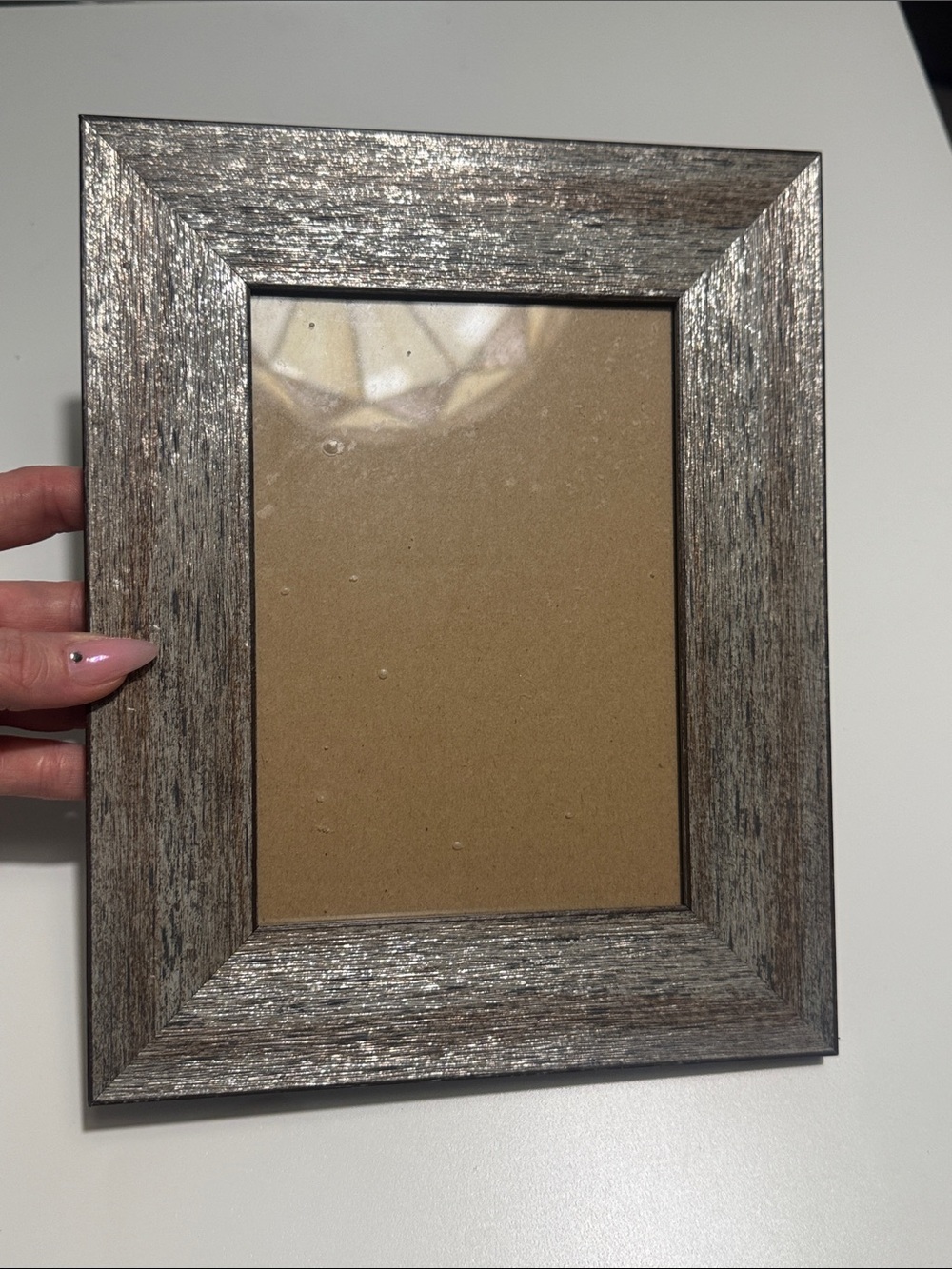 5x7 Silver-grey-Brown Picture Frame